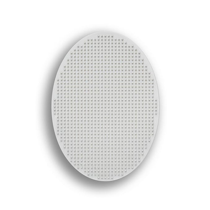 Cleansing Palm Pad | Ergonomic Handheld Brush Cleaner | Silicone Textured Scrub Pad for Deep Cleaning | Travel-Size, Beauty Tool