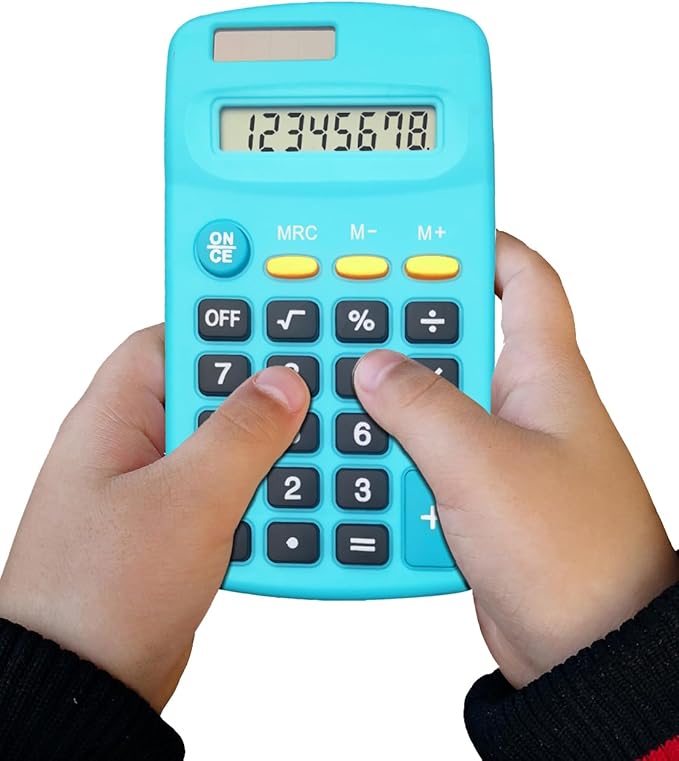 Basic Calculator Dual Power 8 Digit Desktop Calculator (B, Set of 30)