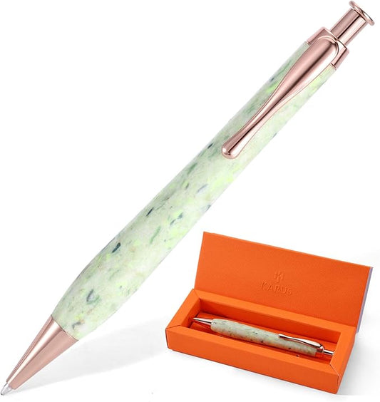 KARUS Gift Pen Set, Sustainable Refillable Ballpoint Pens with Black Ink, Stylish, Smooth Writing Pens for Women, Men, Office, Journaling, School, Thoughtful Gifting