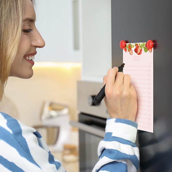 300 Sheets to Do List Notepad Daily Checklist Sticky Notes Cute Undated Memo Pad Color Block to Do Note Pad Weekly Plan Agenda and Organizer Planners for College(Fruit Style,3.14 x 5.11 Inch)