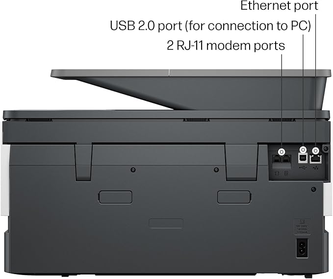 HP OfficeJet Pro 9125e Wireless All-in-One Color Inkjet Printer, Print, scan, copy, fax, ADF, Duplex printing best-for-office, 3 month Instant Ink trial included, AI-enabled (403X0A)