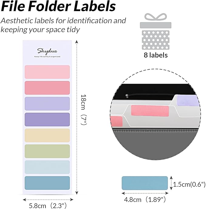 SKYDUE Accordion File Organizer, 5 Pocket Expanding File Folders with Pockets, Document Organizer, Portable Paper Organizer，School Office Supplies Black