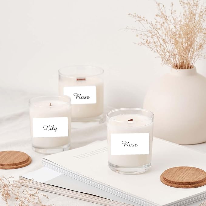 2.25"x1.25" White Thermal Sticker Labels, Self-Adhesive Direct Thermal Printer Barcode Labels Paper, Waterproof/Removable/Perforation Line Design- 300 Sheets