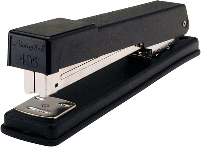 Swingline Stapler, 20 Sheet Capacity, LightDuty 405, Jam Free, Metal, Black (S7040501)