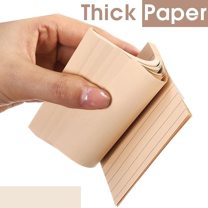 12 Pack Boho Color Lined Sticky Notes 3x3 Inch Post Ruled Stickies Super Self Stick Power Memo Pads Multi Colors Notes Pads Vintage Aesthetic School Office Supplies Accessories