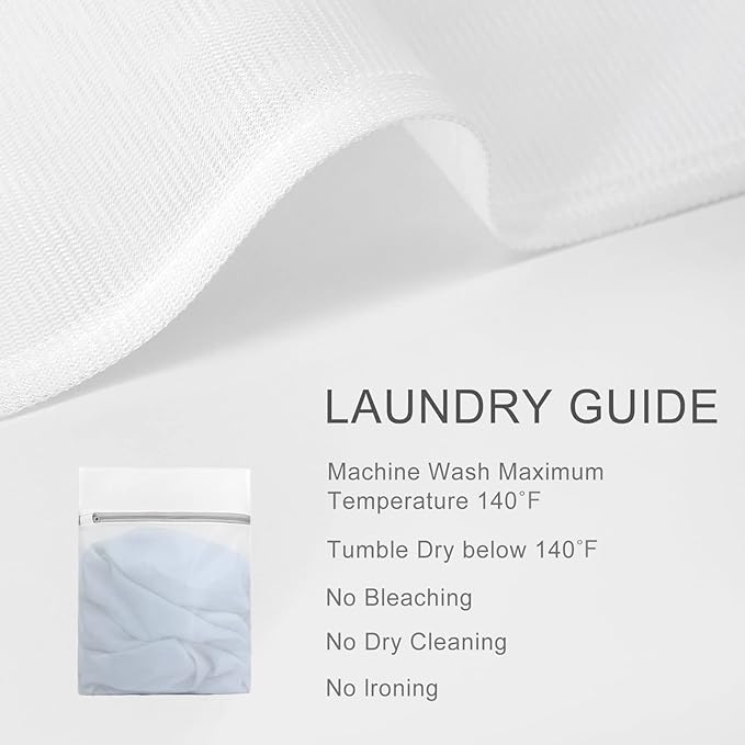 Muchfun 3Pcs Durable Fine Mesh Laundry Bags for Delicates 1 Large, 1 Medium, 1 Small (Fine Mesh)