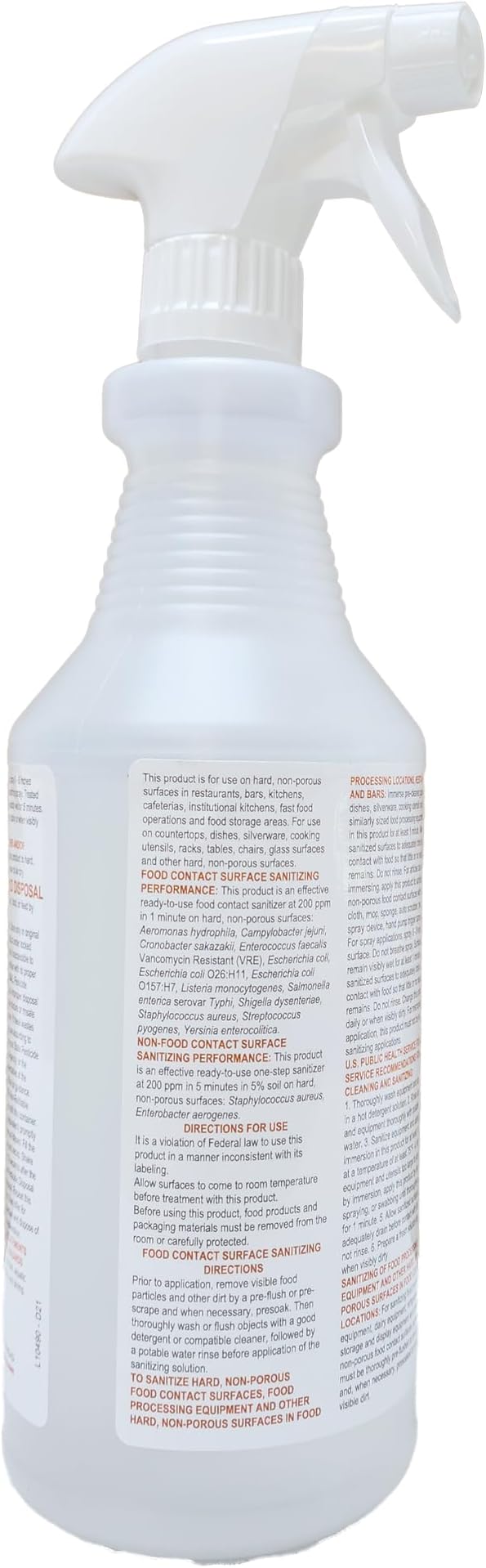 BussitClean Food Surface Sanitizer & Cleaner, 1 Quart (Case of 12), Kills 99.9% of Kitchen Bacteria