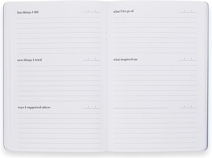 Erin Condren Gratitude Journal Petite Planner, Slim, Portable Gratitude Notebook, Easy-to-Use Journal with Gratitude Prompts and Self-Care Tracking