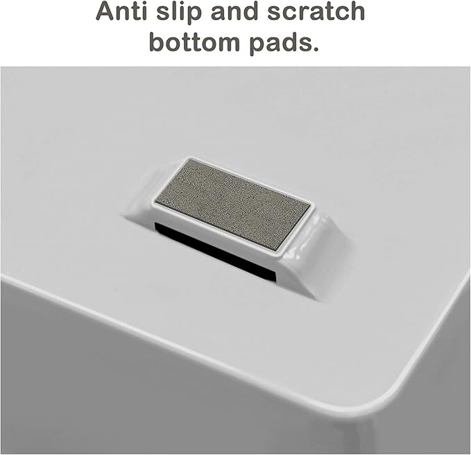 Acrimet Facility 4 Tier Letter Tray, Side Load, Letter Size/A4, Desktop File Organizer, Plastic (White Color)