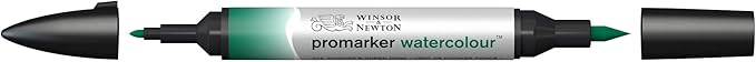 Winsor & Newton ProMarker Watercolor Marker, Hooker's Green Dark