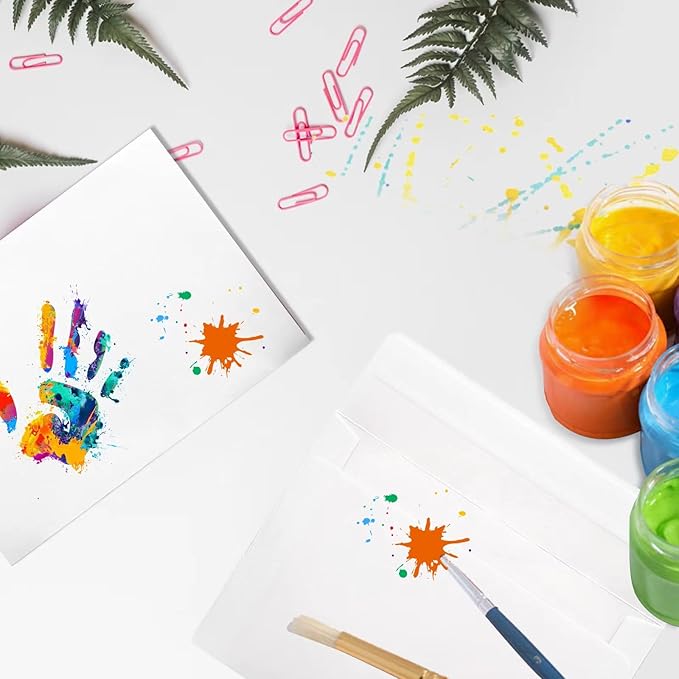 A7 Self Seal Envelopes, 100 Packs 5x7 for Invitations, Greeting Cards, Mailings, Printable Invite, Wedding, Party, Photos, Postcards, Standard Letter Size 5" x 7", White