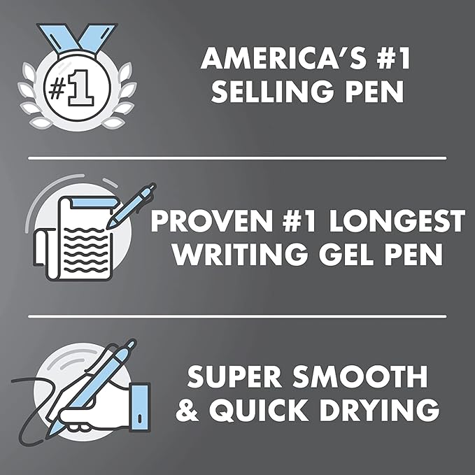 PILOT G2 Premium Refillable & Retractable Rolling Ball Gel Pens, 1.0mm Bold Point, Red, 6-Pack