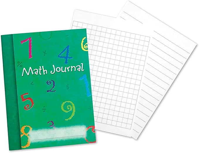 Learning Resources Math Journal, Student Organizer, Classroom Journal Set, Set of 10 Journals