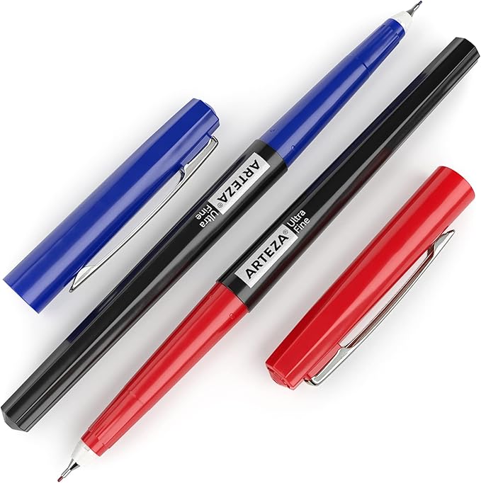 ARTEZA Permanent Markers, 24 Pens, 4 Classic Colors