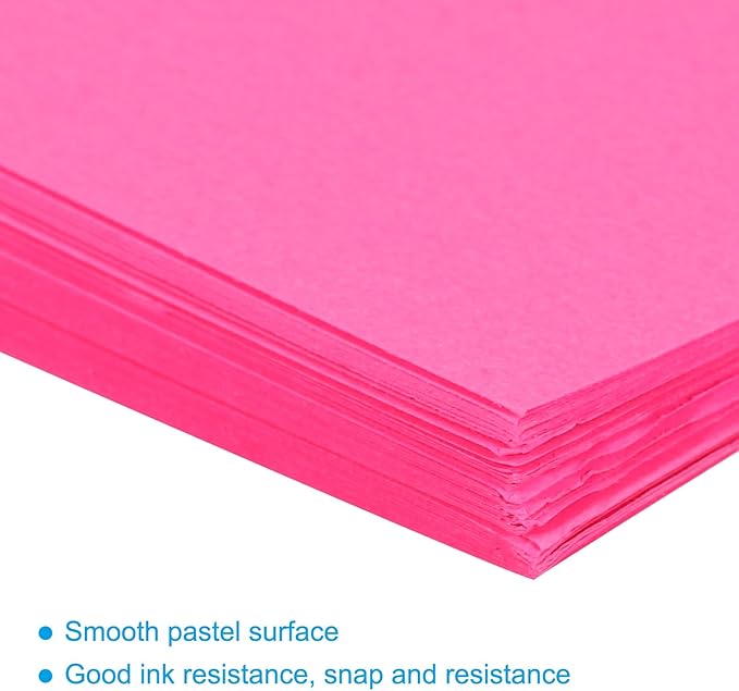 MECCANIXITY 75 Sheets A4 Colored Print Copy Paper 8.5" x 11" Origami Paper Printer Paper 75gsm for Printing, Document Copying, Art Craft, Bright Red
