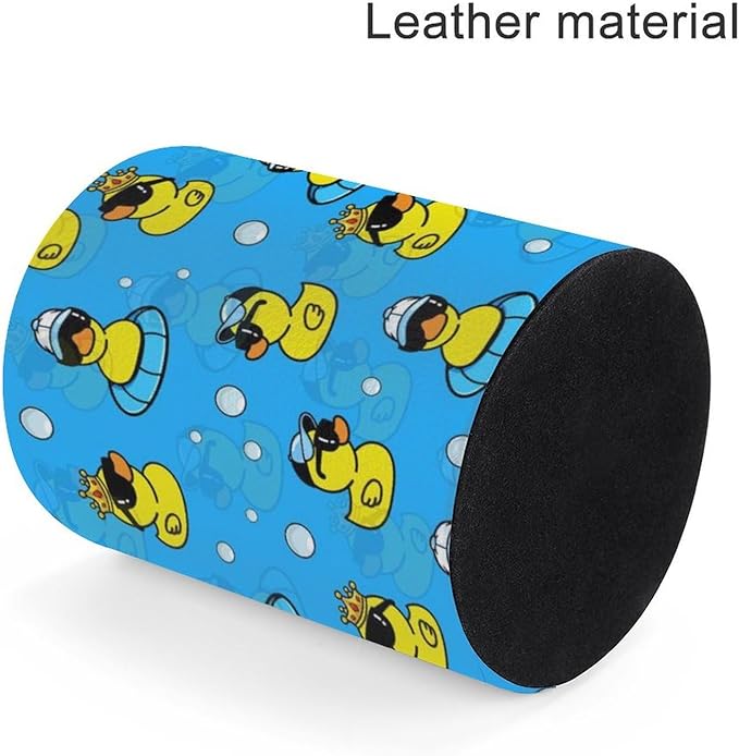 Cute Duck Pen Holder Pencil Organizer Cute Pencil Cup Desk Decor Makeup Brush Holder PU Multifunctional Office Suppliesfor Home Classroom School