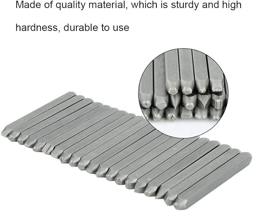 Carbon Steel Flower Hole Punch Set - Metal Stamp Punch Tool for Jewelry