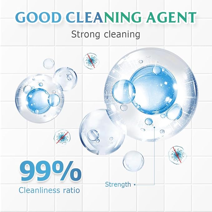 Toilet Cleaner, 2025 Upgrade Multipurpose Toilet Bowl Cleaner Toilets Cleane, Self Activating Powder for Toilets Bowls Cleaning, Powerful Foaming Toilets Bowls Cleaner, Deep Cleaning Tool (3)