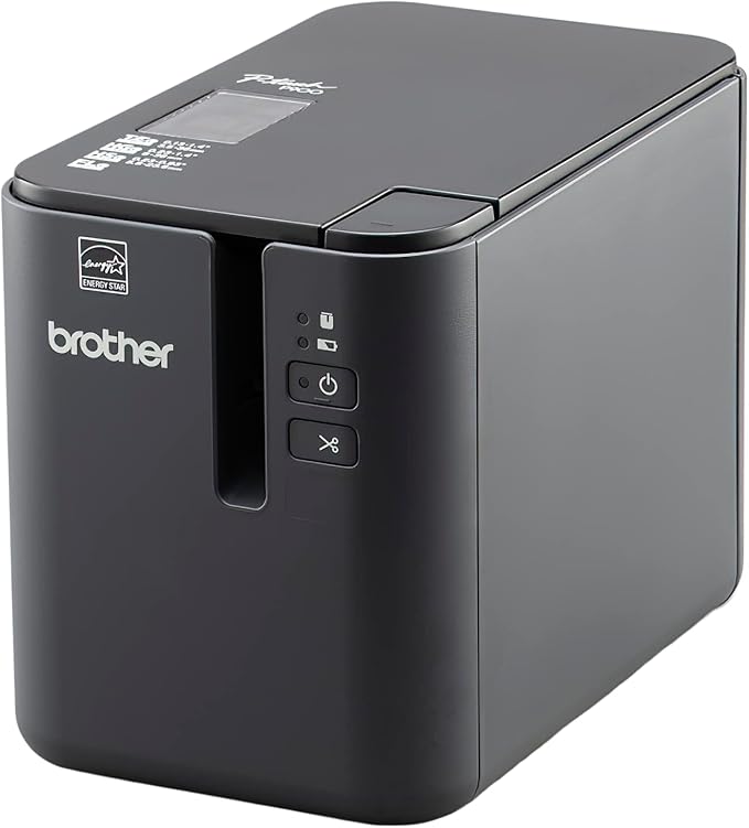 Brother PT-P900C High-Resolution Industrial Desktop Label Printer,Black