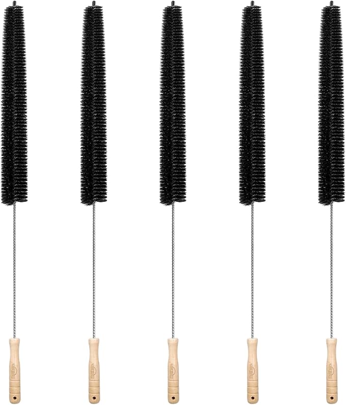 Washing Machine Pipe Cleaning Brush, 2026 New Dryer Vent Cleaner lint Brush, Premium Refrigerator Coil Cleaning Brush Flexible Dryer Lint Cleaner Brush for Home and Laundry Room Use (5)