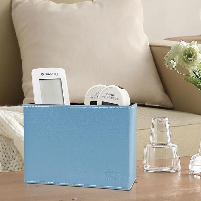 Pen Pencil Holder Cup Container PU Leather Desk Organizer Stand Decor Brush Scissor Holder Decoration Office Desk Home School