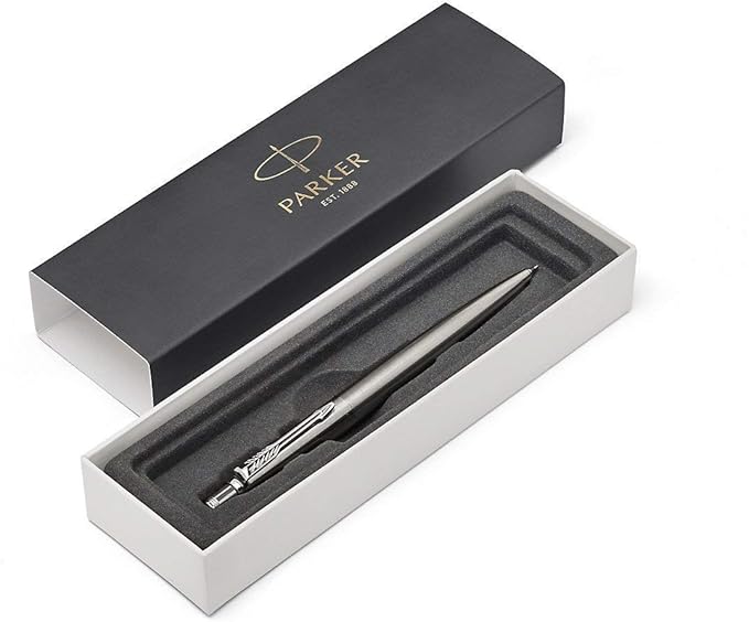 Parker Jotter Mechanical Pencil Stainless Steel with Chrome Trim 0.5mm HB #2 Smooth & Precise Signature Retractable Design Gift Boxed