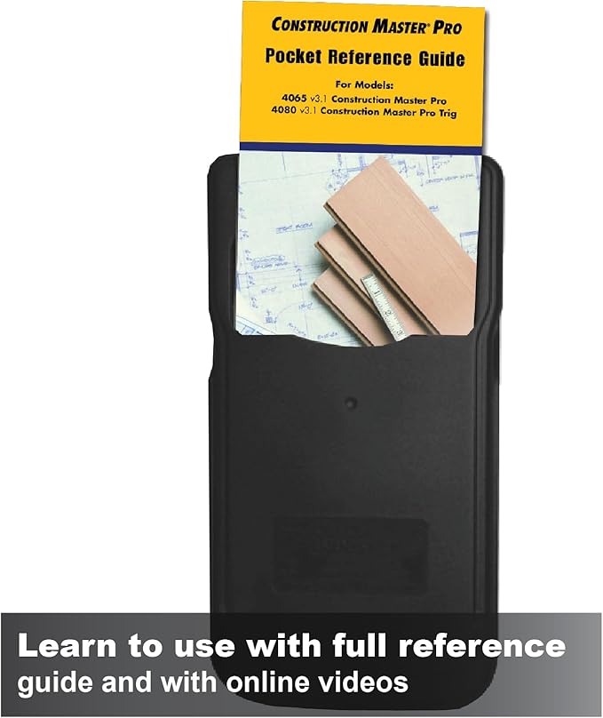 Calculated Industries 4080 Construction Master Pro Trig Advanced Construction Math Feet-Inch-Fraction Calculator with Full Trig Function for Architects, Engineers, Contractors, Estimators and Framers