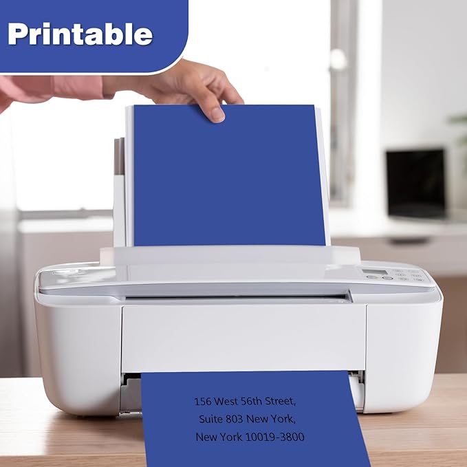 5-3/4 x 8-3/4 Inches A9 Blank Invitation Envelopes 50 Pack - Blue Self Seal Envelopes for Invites, Greeting Cards, Stationery & Mailing (Peel & Seal)