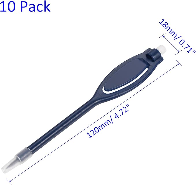 Golf Scoring Pencils with Eraser - Golf Marker Pens, Oval Handle with Clip, Apply to Golf Events