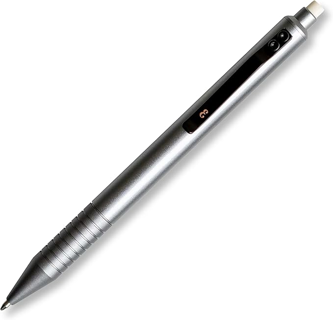 Everyman Gunmetal Grafton Mechanical Aluminum Pencil, Premium 0.5mm Lead Writing, Drawing & Sketching, ideal for Professionals, Students and Architects & EDC Pencil