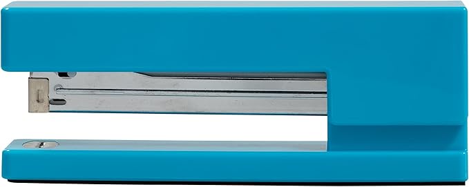 JAM PAPER Modern Desk Stapler - Blue - Sold Individually