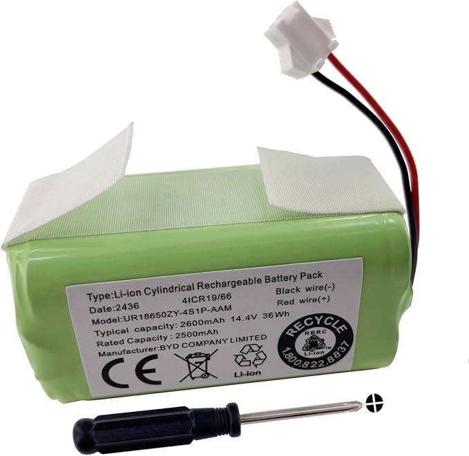IFRESEM Replacement Battery for Eufy RoboVac 11 11C 11S Plus 11S Max 12 15T 15C Max 25C 30 30C 35C G10 G20 Hybrid G30 Verge Edge G32 Pro G35+ G40 Hybrid+ PA04 CMICR18650F8M7-4S1P Robot Vacuum