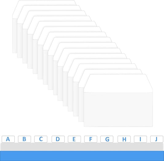 Zonon 200 Pieces Tabs 2 Inch Sticky Index Tabs, Writable and Repositionable File Labels Flags White Page Pop up Markers Labels for Reading Notes, Books and Classify Files