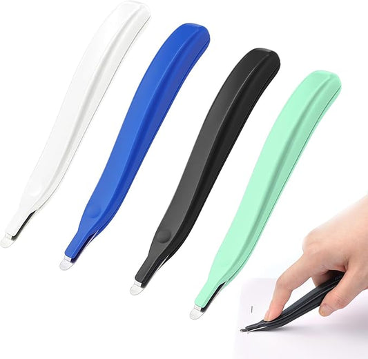 4 PCS Magnetic Staple Remover Tools, Professional Stapler Removers Staple Puller Remover,Staple Remover Stick for Home School Office