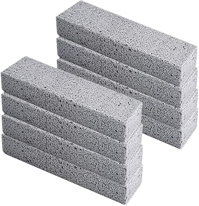 8Pack Pumice Stone for Toilet Cleaning Bowl Stick, Pumice Stick Cleaner for Removing Toilet Bowl Ring, Bath, Household, Kitchen, Spa, Pool, Grill,Household Cleaning