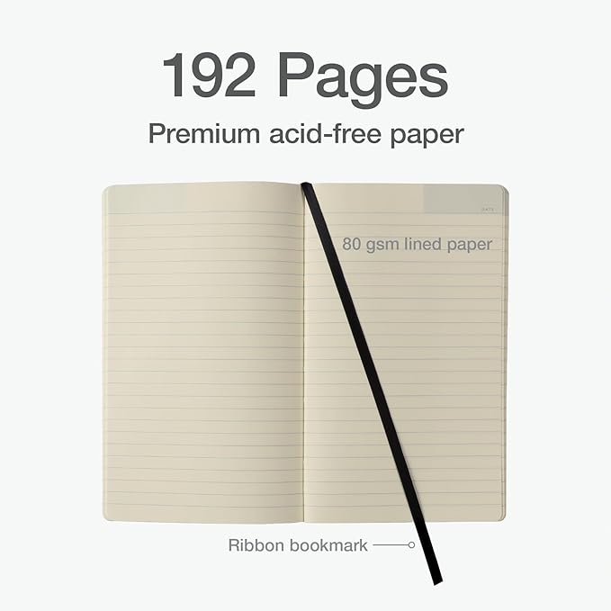 Oxford Journal, Lined Writing Notebook, Writer's Journal, Classic Notebook for School or Office, 192 Pages, 5" x 8.25", Softcover, Salmon (75505)