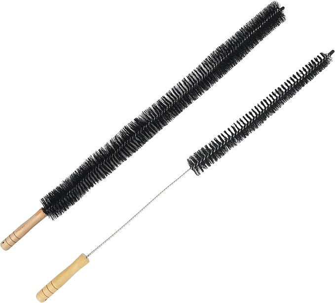 Dryer Vent Cleaner Brush Kit - 26 inch and 27.5 inch Clothes Dryer Lint Vent Trap Cleaning Brush, 660mm and 700mm Flexible Lint Remove for Household Dust Cleaning