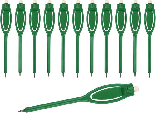 PATIKIL 2H Pencils, 12 Pack Golf Scoring Pencils with Eraser Mechanical Plastic Bulk for Sport Games Meeting Office, Green