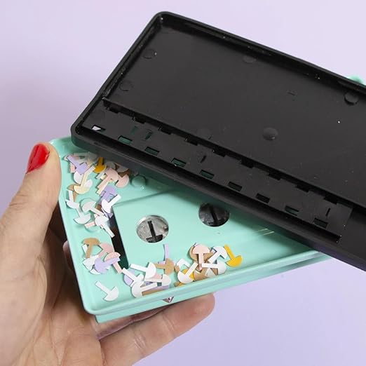 Craftelier - 4 Disc Planner Hole Punch | Adjustable Hole Puncher for Discbound Notebooks & Journaling Supplies | Punches up to 3 Sheets of 90 g/m2 | Aprox. Size 5.75" x 3.14" x 2.95"