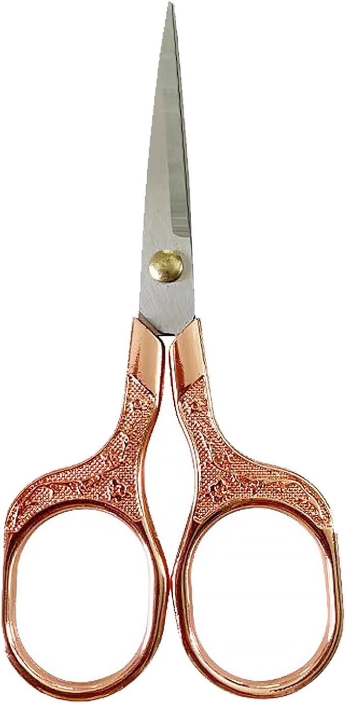 Mini Scissors Stainless Blade Metal Handle Office School Classroom Student Teacher Crafting Fabric Sewing Gift Wrapping All Purpose