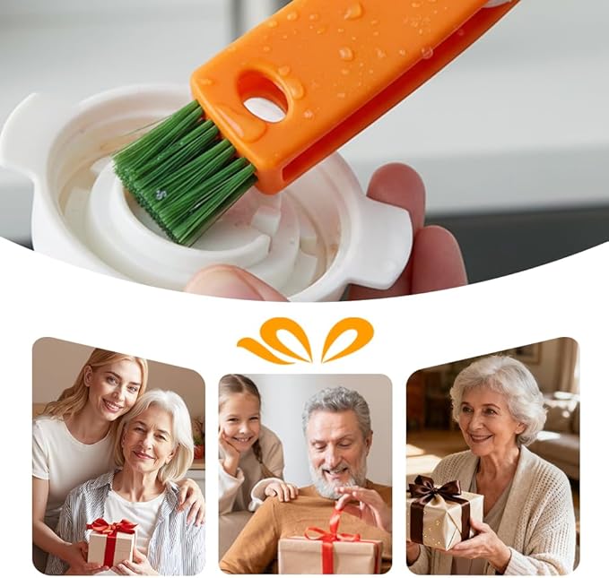 Upgrade 3 in 1 Cup Lid Cleaning Brush Set, 2025 New 12PCS Multifunctional Bottle Crevice Portable Cup Lid Cleaning Brushes, Crevice Cleaning Brush, Home Kitchen Crevice Brush Tools (4)