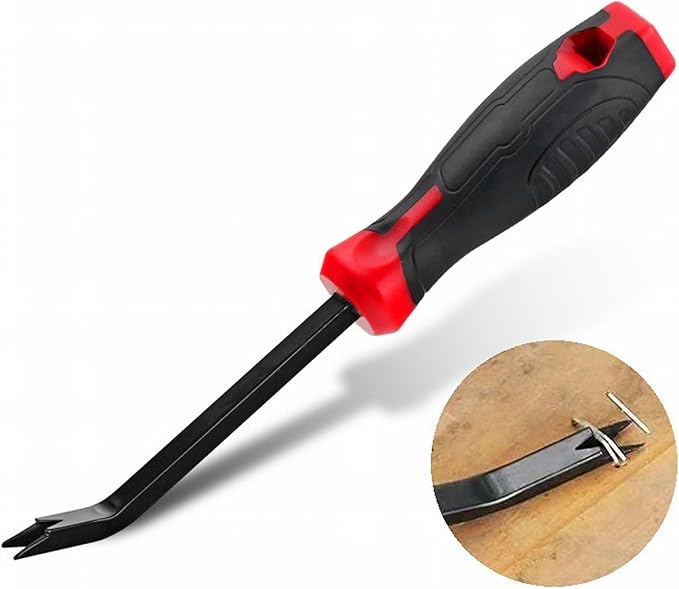 Staple Remover, Heavy Duty Staple Remover Tool,Upholstery Stapler Puller Lifter for Carpet,Wood,Floor, Furniture, Construction