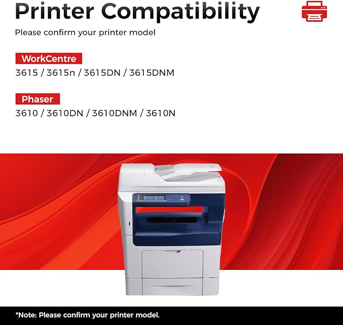 113R00773 Drum Unit (Not Toner) Replacement for Xerox 113R00773 3610 3615 Image-Drum Compatible with Xerox WorkCentre 3615 3615n 3615DN 3615DNM Phaser 3610 3610DN 3610DNM 3610N DocuPrint M455 Printer
