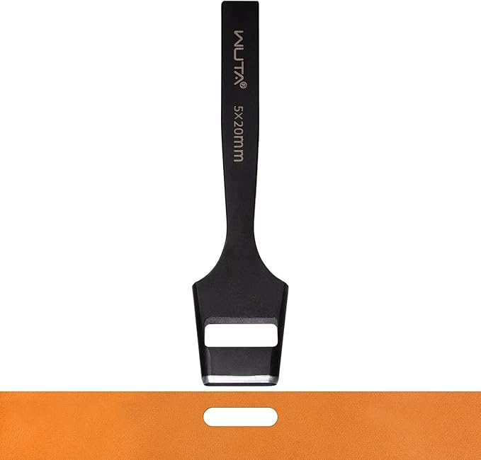 WUTA Oblong Punch Leather Belt Hole Puncher Oval Hole Cutter Strap Watch Band Flat Punch Tools Leather Hollow Puncher for Strap Watch Band (5 * 20mm)