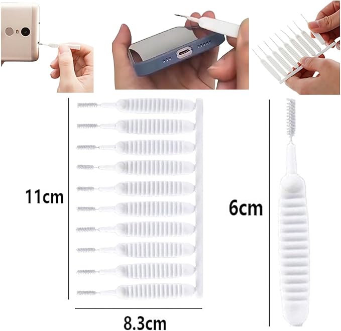 Gap Hole Anti-Clogging Cleaning Brush, 2025 Upgrade Shower Head Brush Shower Head Cleaning Brush Shower Head Cleaner Tool Multifunctional Shower Head Cleaning Brushes for Household Bathroom (40Pack)