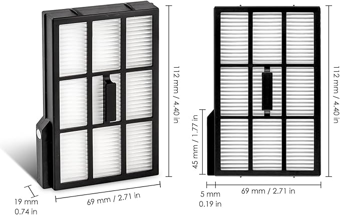 (3 Pack) Omni E28 Replacement HEPA Filters Compatible with Eufy Omni E28/ Omni E25 Robot Vacuum, Upright Filter, Canister Filters, Vacuum Filters, Accessories Kit