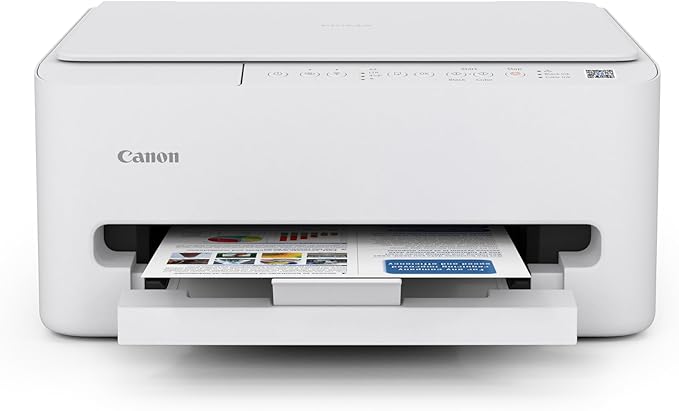 Canon PIXMA TS4320 Wireless Color Inkjet Printer for Duplex Printing, White – Cost Efficient Home Printer with Copier/Scanner, Compact Design, Easy Setup, 1 Year Limited Warranty