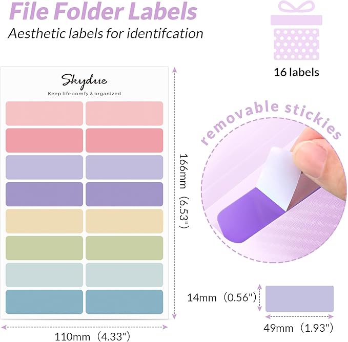 SKYDUE Expanding File Folder with 7 Pockets, Accordion File Organizer, Portable Folders for Documents, School Office Supplies Bungee Closure, Letter/A4 Size Purple