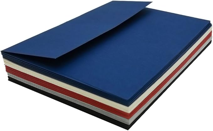 A7 Navy Blue Invitation 5x7 Envelopes 100 Count- Self Seal, Square Flap,Perfect for 5x7 Cards, Weddings, Birthday, invitations, Graduation, Baby Shower, 5.25 x 7.25 Inches, 100 Pack, (Navy blue)