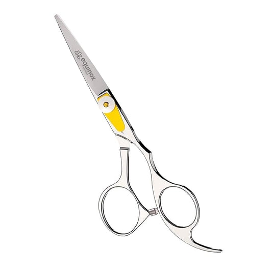 Equinox Professional Razor Edge Series Barber Hair Cutting Scissors - Japanese Stainless Steel Salon Scissors - 6.5” Overall Length - Fine Adjustment Tension Screw - Premium Shears for Hair Cutting